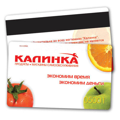 PVC RFID Smart Card 13.56Mhz Loyalty Plastic Cards For Office Attendence