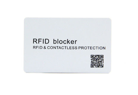 RFID passive  Blocking Card For Credit Bank Card Wallet Security