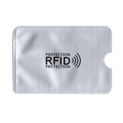 Custom Printing PVC RFID And NFC Blocking Card 0.86mm 1.2mm 1.5mm Thickness