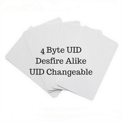 ISO14443A Uid Changeable RFID Smart Card 13.56mhz Access Control PVC Card