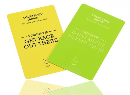 Programmable Smart Hotel Room RFID Key Cards , Custom Hotel Key Cards OEM