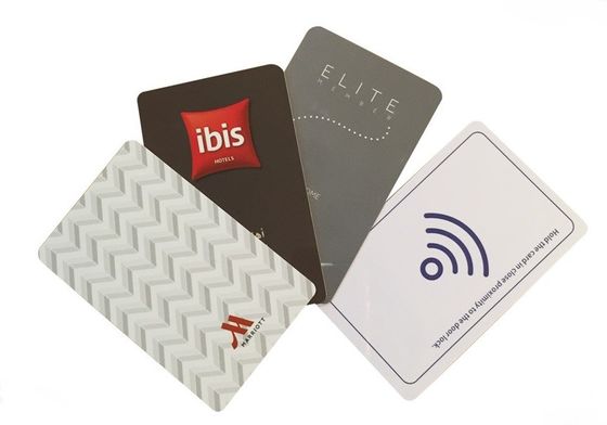 Programmable Smart Hotel Room RFID Key Cards , Custom Hotel Key Cards OEM