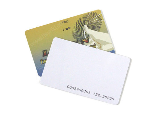 Smart RFID Hotel Door Key Cards 13.56MHz Plastic Key Cards 320bytes Memory