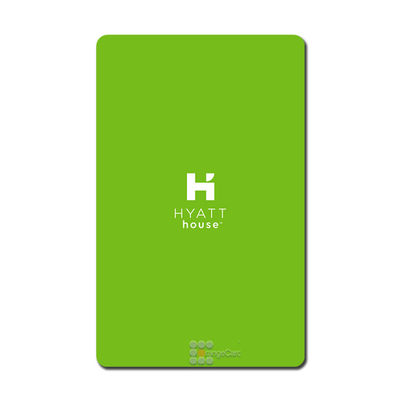 PVC Smart Magnetic Hotel RFID Key Cards 0.8-0.9mm Thick For Access Control