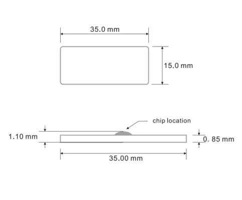 Automated And Intelligent UHF RFID Laundry Tag With UC ODE 8 Chip For Linen Management