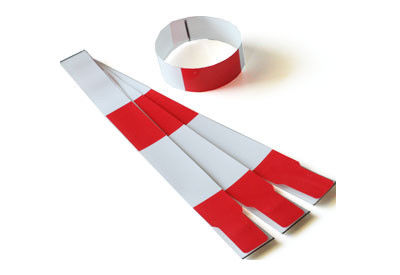 Customized Size Paper Rfid Shoe Tags 860MHZ-960MHZ Frequency For Timing System