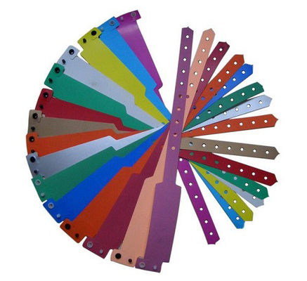 Multi Colored 13.56 Mhz RFID Wristband Disposable Plastic Hospital RFID Bracelet