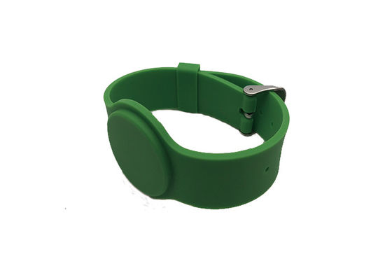 M5 Chip Silicone RFID Access Control Wristbands ISO14443A ISO15693 Standard