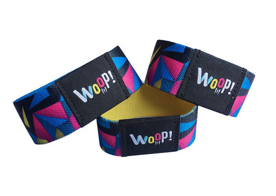 Writable NFC RFID Access Control Wristbands 13.56MHz With Custom Logo Printing
