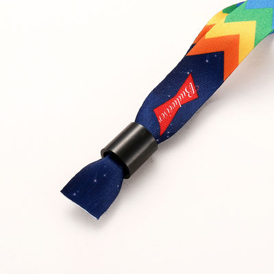 Disposable RFID Wristband Woven Smart RFID Bracelets For Hotels And Resort