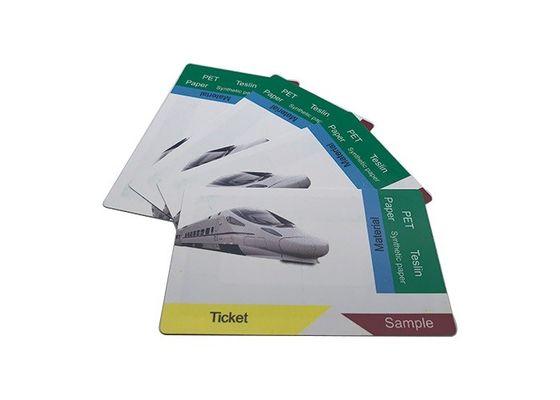 HF RFID Paper Event Tickets Custom Printed With Ultualight EV1 Chip