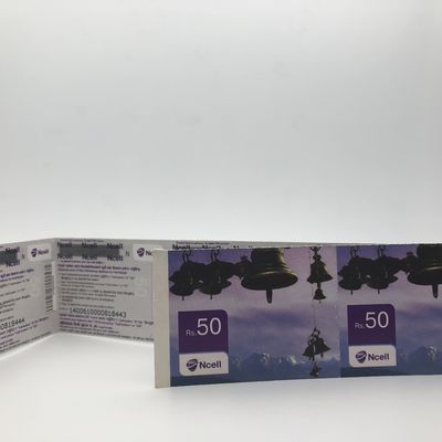 Waterproof PVC / Paper RFID Ticket Card 13.56Mhz With Ultualight EV1 Chip