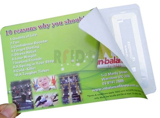 OEM HF RFID Paper Card Offset Printing PVC RFID Tickets 13.5Mhz-14.5Mhz