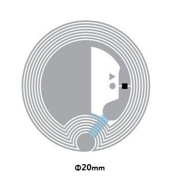 0.07mm Thick Paper NFC Chip Sticker Rewritable NFC Tags High Frequency 13.56mhz
