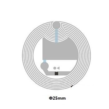 0.07mm Thick Paper NFC Chip Sticker Rewritable NFC Tags High Frequency 13.56mhz
