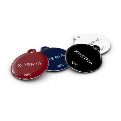 PET PVC Micro NFC Epoxy Tag Stickers ISO14443A In Marketing Promotion Activity