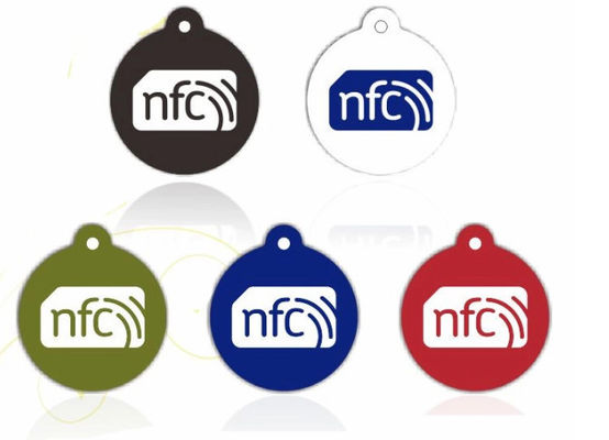 PET PVC Micro NFC Epoxy Tag Stickers ISO14443A In Marketing Promotion Activity