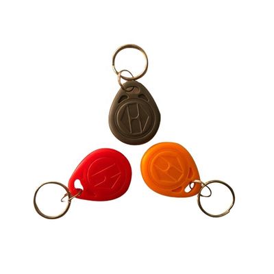 Copper Antenna NFC RFID Keychain Waterproof 125khz RFID Fob Tags