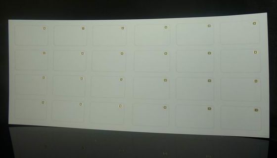 White Matt PVC or PETG HF RFID Inlay Sheet RFID Prelam 4 x 6 Customized