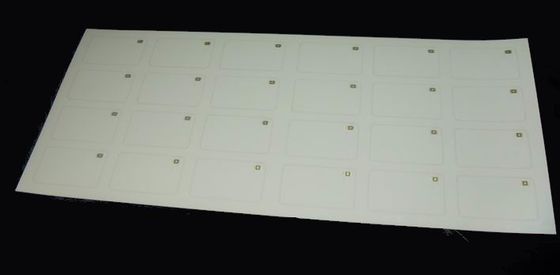 White Matt PVC or PETG HF RFID Inlay Sheet RFID Prelam 4 x 6 Customized