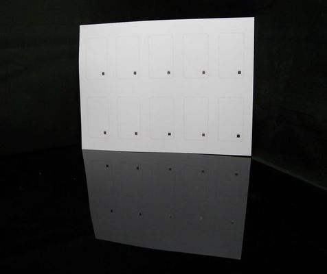 Custom PETG / PVC RFID Inlay 125 KHz LF And 13.56 Mhz HF Operating Frequency