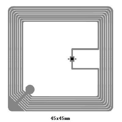 D25mm Dry Or Wet HF RFID Inlay Tag 13.56MHz ISO 14443A Classic(R) 1K