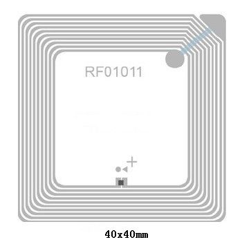 0.2-0.8mm Thickness UHF RFID Wet Inlay Tag Various Sizes Are Available OEM