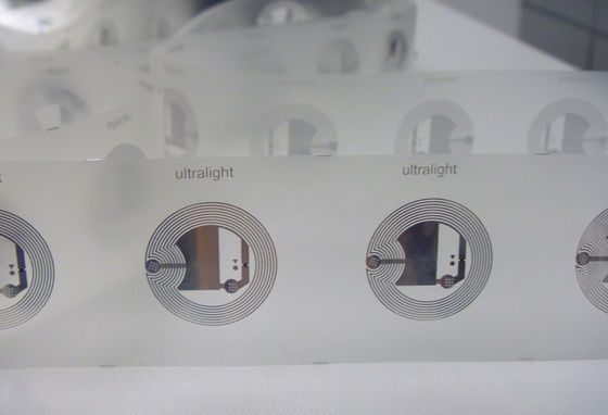13.56MHZ UHF Wet Inlay RFID Tag Dia 25mm For Paper Card / Key Fob / Wristband