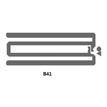 860 - 960MHz Dry / Wet UHF RFID Inlay 0.2-0.8mm Thick With Impinji Monza 4 Chip