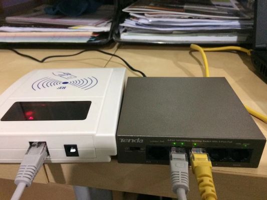 POE 13.56MHZ RFID Smart Card Reader 125Khz Proximity Card With LCD Screen
